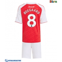 Fotballdrakt Barn Arsenal Martin Odegaard #8 Hjemmedraktsett 2025-26 Kortermet (+ Korte bukser)